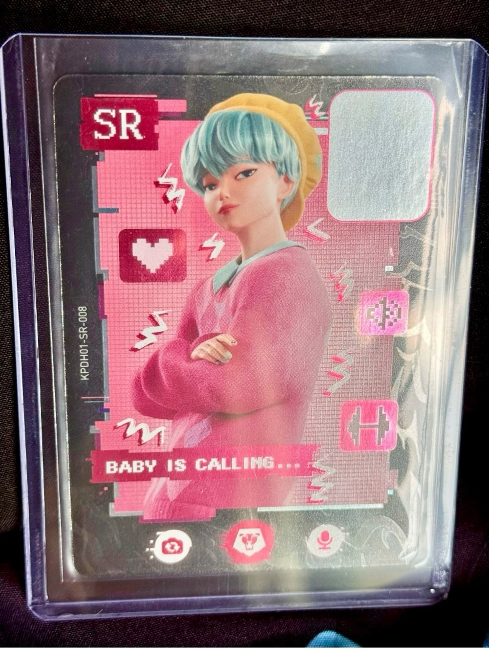 KPop Demon Hunters Baby Saja Super Rare KPDH01-SR-008 Kayou Netflix Trading Card